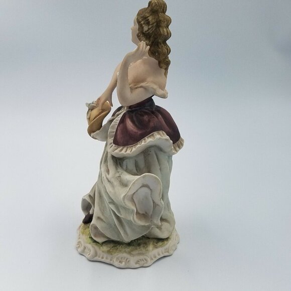 Lefton Bisque China Queen Elizabeth I 8" x 4"‎ Figurine Handpainted KW343 Japan - Picture 3 of 10